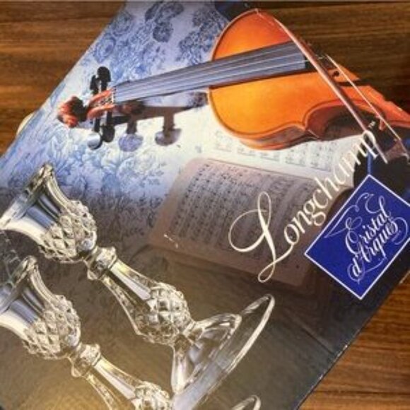 NWT Cristal d’Arques Longchamp Crystal Candlesticks - Picture 4 of 4